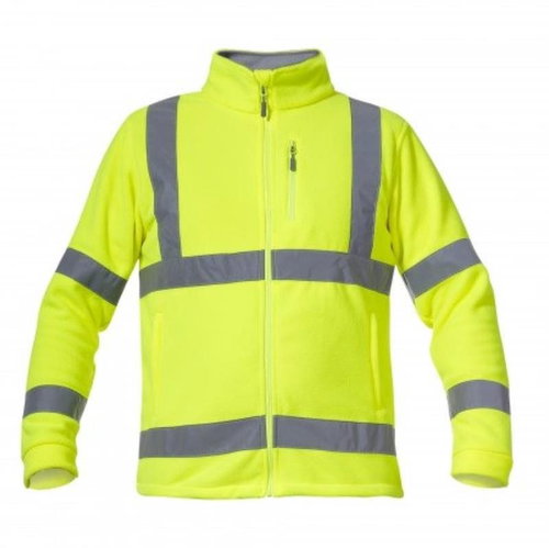 LAHTI PRO Bunda reflexní flísová, žlutá - Work Jacket - Main image