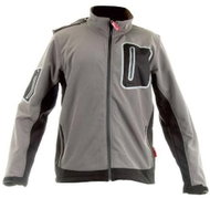 LAHTI PRO Bunda softshellová s kapucí, šedá - Work Jacket