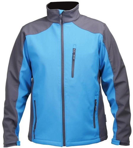 LAHTI PRO Bunda softshellová, tyrkys-šedá - Work Jacket - Main image