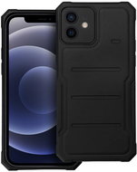 C4M Pouzdro Heavy Duty pro iPhone 12, černé - Phone Cover
