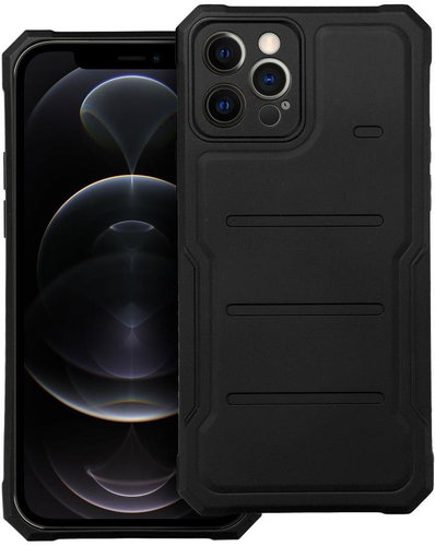 C4M Pouzdro Heavy Duty pro iPhone 12 Pro, černé - Phone Cover - Main image