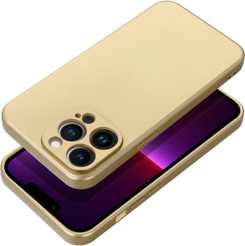 C4M Pouzdro Metallic pro iPhone 14, zlaté - Phone Cover - Main image