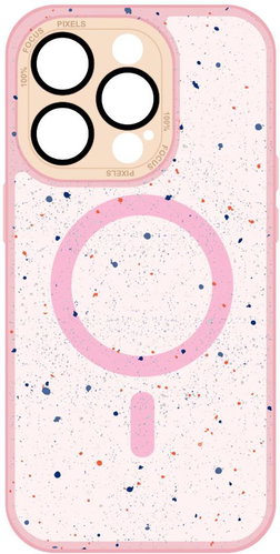 MagSafe pouzdro Splash Frosted pro iPhone 12, světle růžové - Phone Cover - Main image