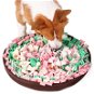Interaktivní hračka pro psy Čmuchací kobereček hustý růžovozelený 42 cm - Interaktivní hračka pro psy