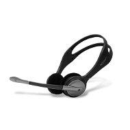 CANYON CNR-HS2 grey-silver headset with adjustable microphone - Headphones