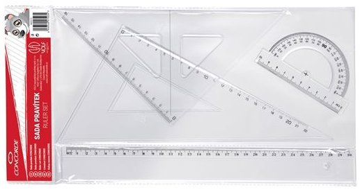 CONCORDE átlátszó - 4 darabos készlet