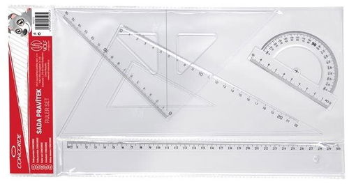 CONCORDE transparent - 4er-Set - Lineal - Hauptbild