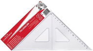 CONCORDE Triangle with Line, Transparent - Ruler