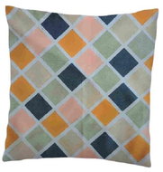 Kaptan Cushion Squares multicoloured 40×40 cm - Pillow