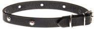 Cobbys Pet Obojek z pravé olejové kůže zdobený motivem slunce 20mm/45cm - Dog Collar