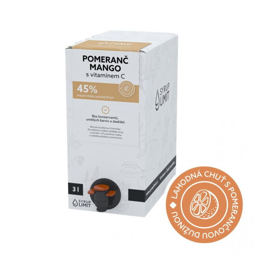 Coffee Limit Orange and mango with vitamin C, 3L bag in box (with pulp) - Syrup - Main image