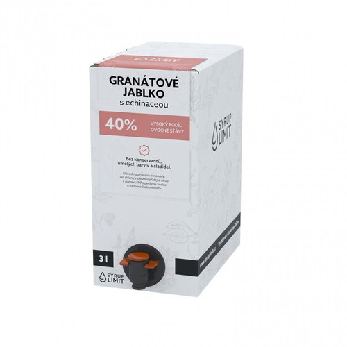 Coffee Limit Pomegranate with Echinacea, 3L bag in box - Syrup - Main image