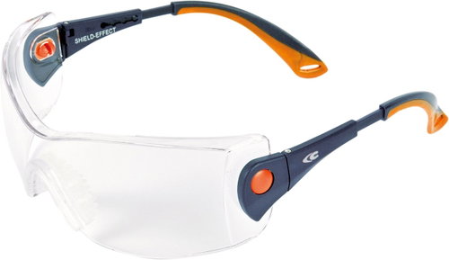 Cofra SHIELD-EFFECT E007-B100, clear visor - Safety Goggles - Main image