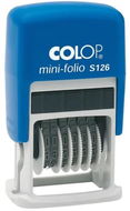 COLOP S 126 Mini-Folio, číslovací, černý otisk - Razítko