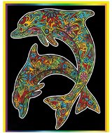 Omaľovánky Colorvelvet zamatový obrázok – delfín - Omalovánky