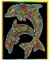 Omalovánky Colorvelvet sametový obrázek - delfín - Omalovánky