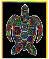 colourvelvet velvet picture - turtle - Colouring Book
