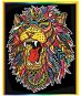 Omalovánky Colorvelvet sametový obrázek - lví král - Omalovánky