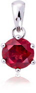 COLURE Kulatý granát Crimson One COL-36 (Ag 925/1000, 0,6 g) - Charm