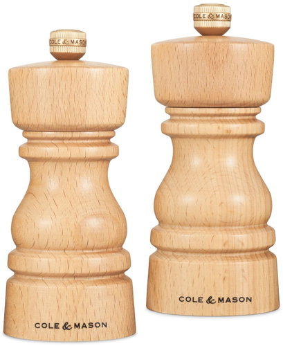Cole&Mason London Natural Beech dárková sada 13 cm - Spice Grinder - Main image