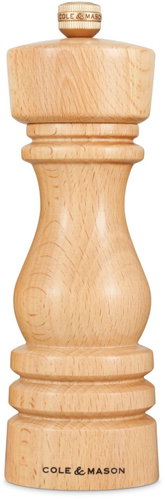 Cole & Mason London Natural Beech Salt Mill 18cm Main image Cole & Mason London Natural Beech Salt Mill 18cm - Spice Grinder - Main image