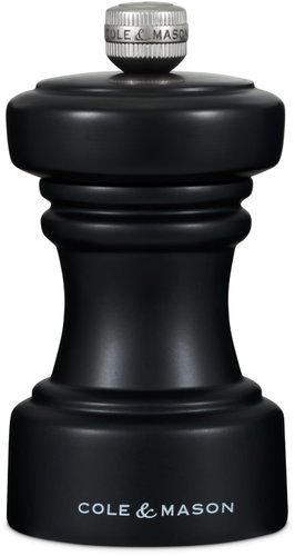 Cole & Mason Hoxton Black Wood Salt Mill 10.4cm Main image Cole & Mason Hoxton Black Wood Salt Mill 10.4cm - Spice Grinder - Main image
