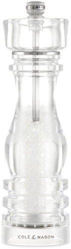Cole & Mason London Acrylic Salt Mill 22cm Main image Cole & Mason London Acrylic Salt Mill 22cm - Spice Grinder - Main image