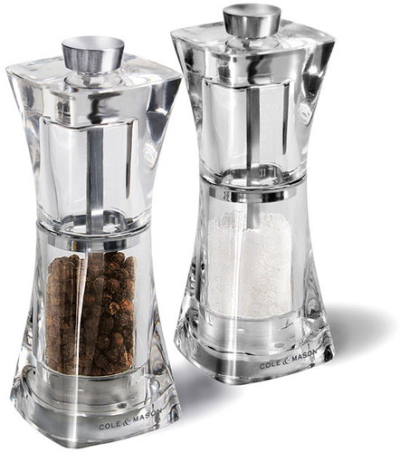 Cole & Mason Crystal Salt & Pepper Mill Gift Set 12.5cm Main image Cole & Mason Crystal Salt & Pepper Mill Gift Set 12.5cm - Spice Grinder - Main image