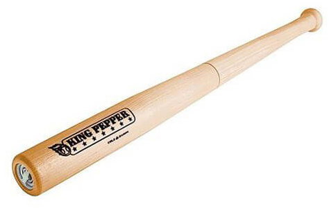 Cole & Mason King Pepper Beech Wood 71cm Pepper Mill – Baseball Bat - Spice Grinder - Main image