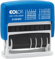Pečiatka COLOP S 120/WD Mini-Info Dater, dátumová pečiatka + text - Razítko