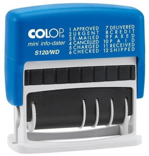 COLOP S 120/WD Mini-Info Dater, Date + Text - Stamp - Main image