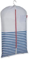 Compactor Short dress and suit cover MARINE 60 x 100 cm, blue and white - Clothing Garment bag
