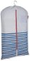 Compactor Short dress and suit cover MARINE 60 x 100 cm, blue and white - Clothing Garment bag