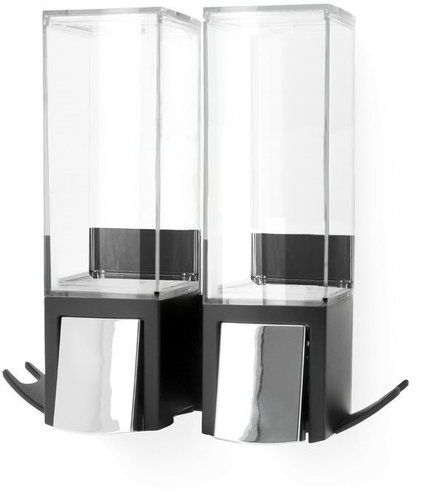 Compactor Edge RAN9656 Wall-mounted Soap/Shampoo/Disinfectant Dispenser, Chrome/ABS Plastic - - Soap Dispenser - Main image
