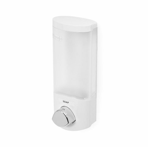 Compactor UNO RAN6013 Soap/Shampoo Dispenser for Wall, White Plastic, 360ml - Soap Dispenser - Main image