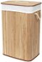 Ruháskosár Compactor Bamboo - téglalap alakú, natúr, 40 x 30 x m60 cm - Koš na prádlo
