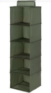 Compactor Hanging shoe and clothes organiser Greentex 30 x 30 x 105 cm, khaki green - Hanging closet organiser