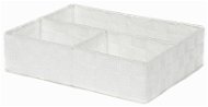 Compactor TEX laundry and accessories organiser - 3 pieces, 32 x 25 x 8 cm, white - Drawer Organiser
