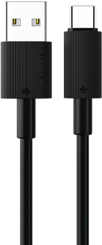Techancy USB-C Rapid Charge 3A Cable 1M Black - Data Cable - Main image
