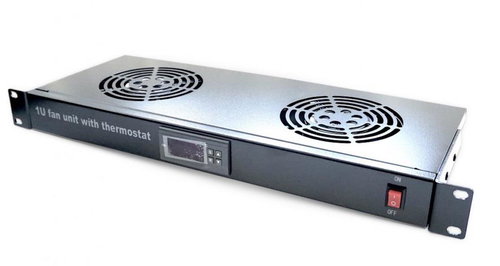 CTnet 19" ventilation unit 1U, 2 fans - Fan - Main image