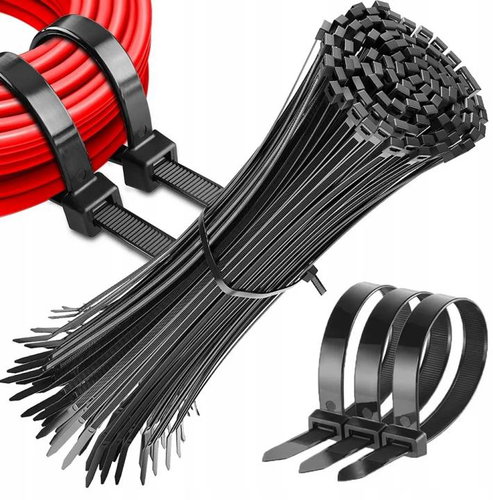 Hurt Stahovací pásky 2,5 × 100 mm - 100 ks černé - Cable Ties - Main image