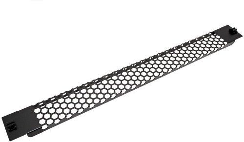 VALUE 19''-Blindplatte perforiert, 1U, einrastbar, schwarz - Verschlußstopfen - Hauptbild