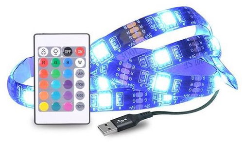 Alum Led lighting behind TV RGB - 5 m - RGB Accessory - Main image