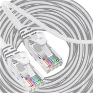 Izoxis 22532 Síťový kabel RJ45-RJ45, 30 m, šedá - Ethernet Cable