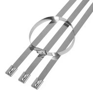 APT Stainless steel tightening strips 100 pcs - Cable Ties