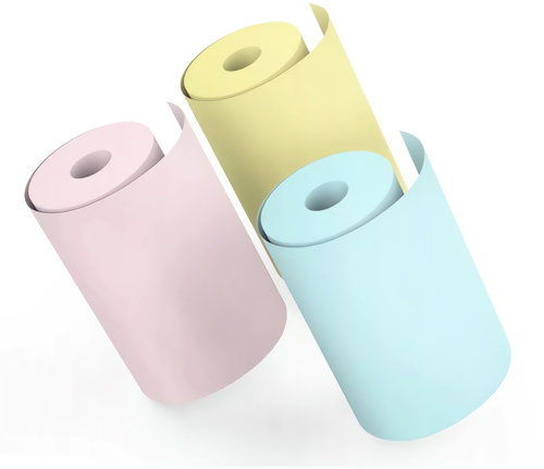 Pronett XJ5179 Mini roličky do termotiskárny 3 ks barevné - Thermal Paper Roll - Main image