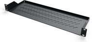 CTnet 19" Shelf REX with perforation 1U 150 mm, black - Shelf