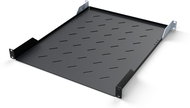 CTnet 19" Shelf REX with perforations 1U 550 mm, black - Shelf
