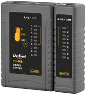 Rebel MIE-RB-468 RJ11 / RJ45 cable tester, grey - Cable Tester