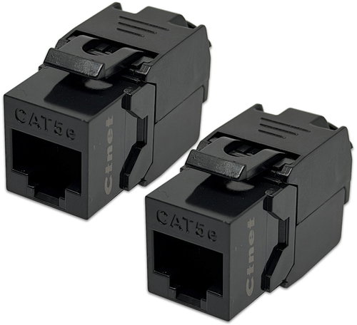 CTnet UTP RJ45 cat.5e keystone, 2 pcs - Keystone - Main image